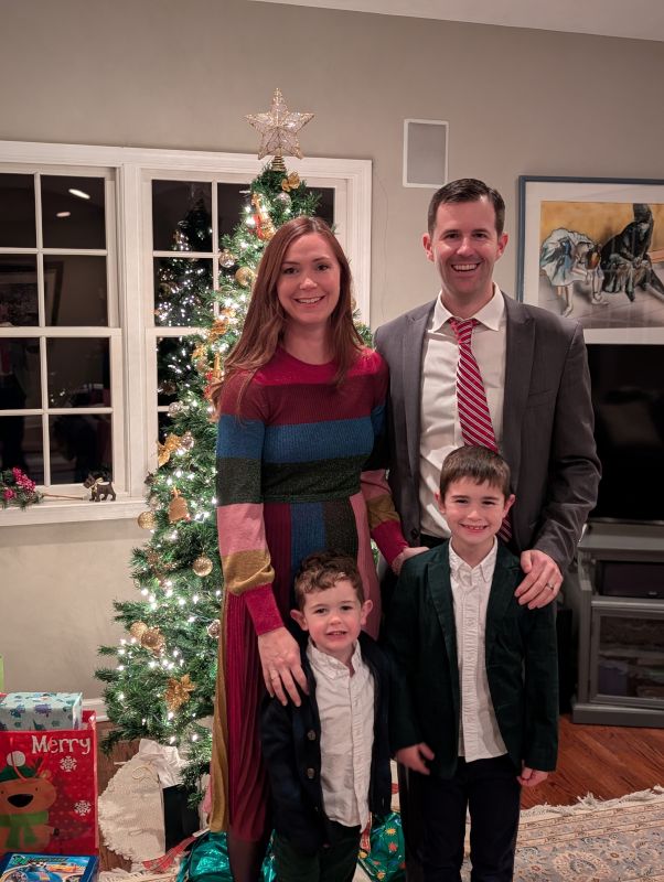 All Smiles at a Christmas Party