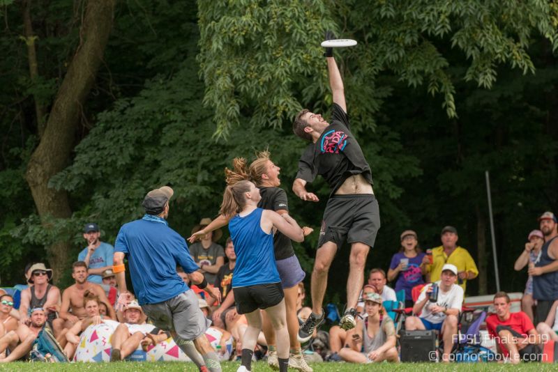 Matt Playing Ultimate Frisbee