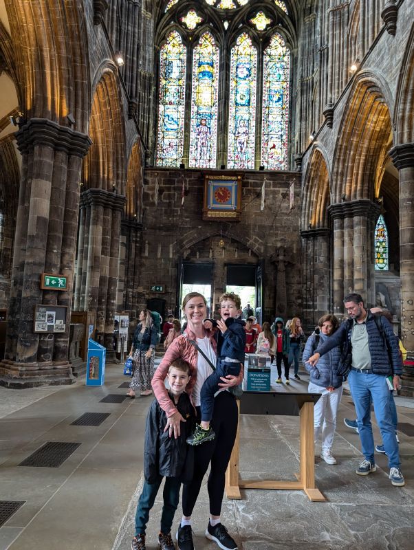 Exploring a Cathedral in Scotland