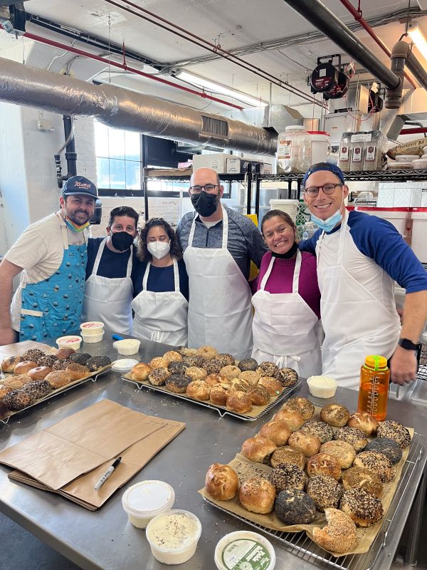 Making Bagels With Friends