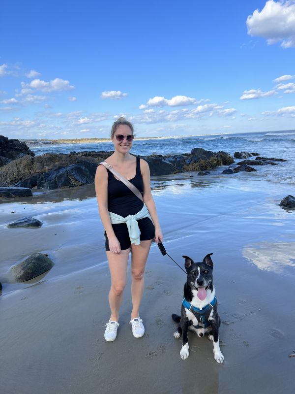 Walking with Finley