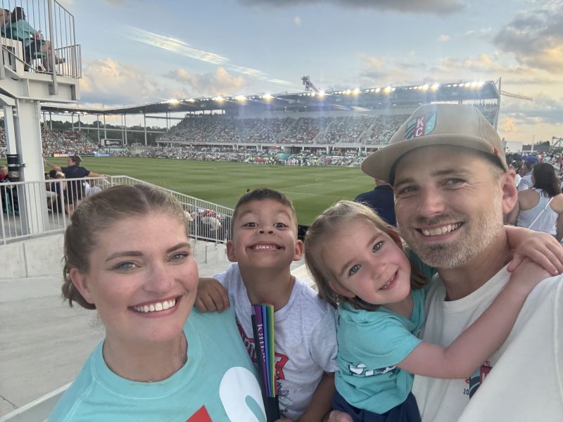 Cheering on Our Hometown Women's Soccer Team