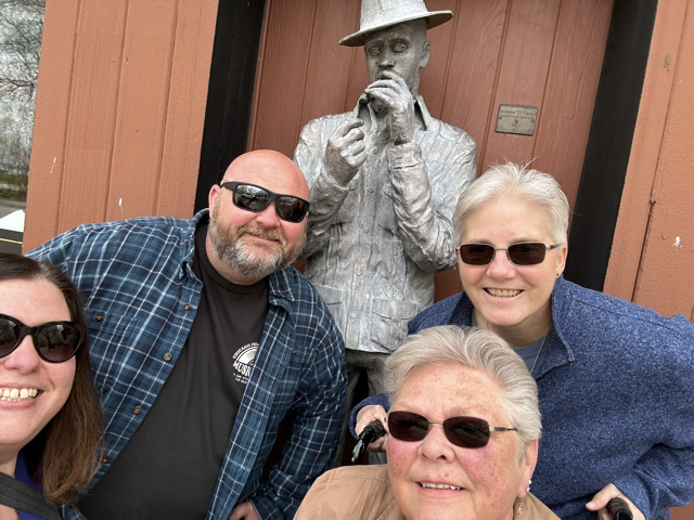 Amanda, Christopher and his Parents Enjoying the Sights in Traverse City