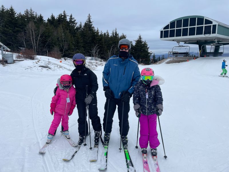 Skiing With Our Nieces