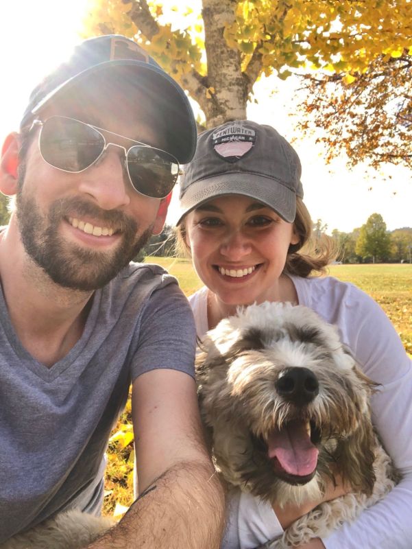 Teaching Gus to Love Fall Like We Do