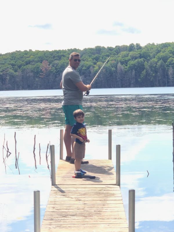 Luke Fishing With Our Nephew