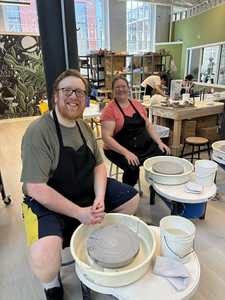 Throwing Pottery Together