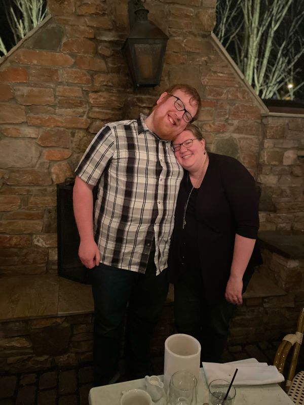 Having Fun at a Birthday Dinner