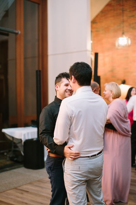 Sharing a Dance at a Friend's Wedding