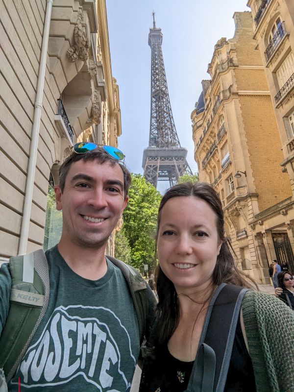 Hanging Out By the Eiffel Tower
