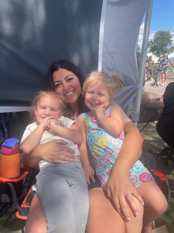 Ariana With a Friend's Daughters