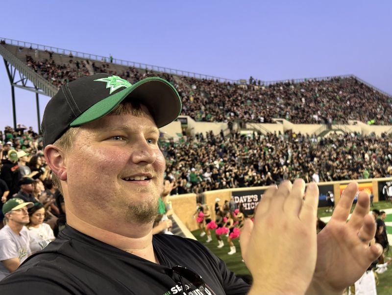 Patrick at a Ballgame