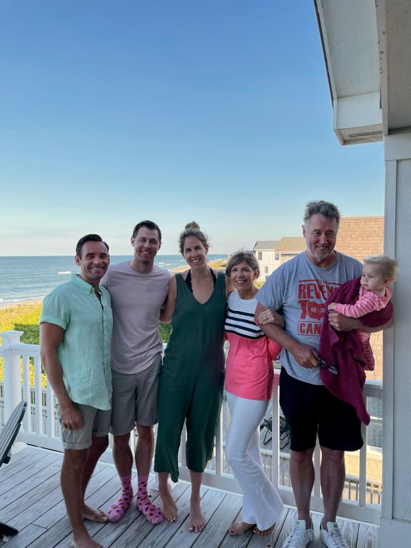 At the Outer Banks with Colin's Family