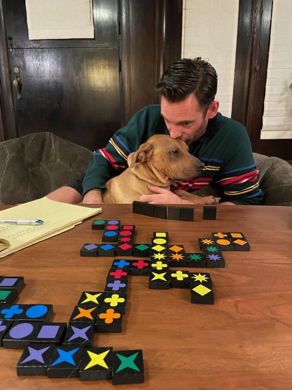 We Spend Many Evenings Playing Games - and Gus Loves to Join