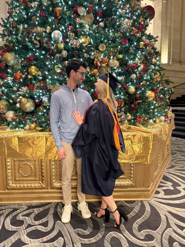 Alyssa's Graduation with Her Master's