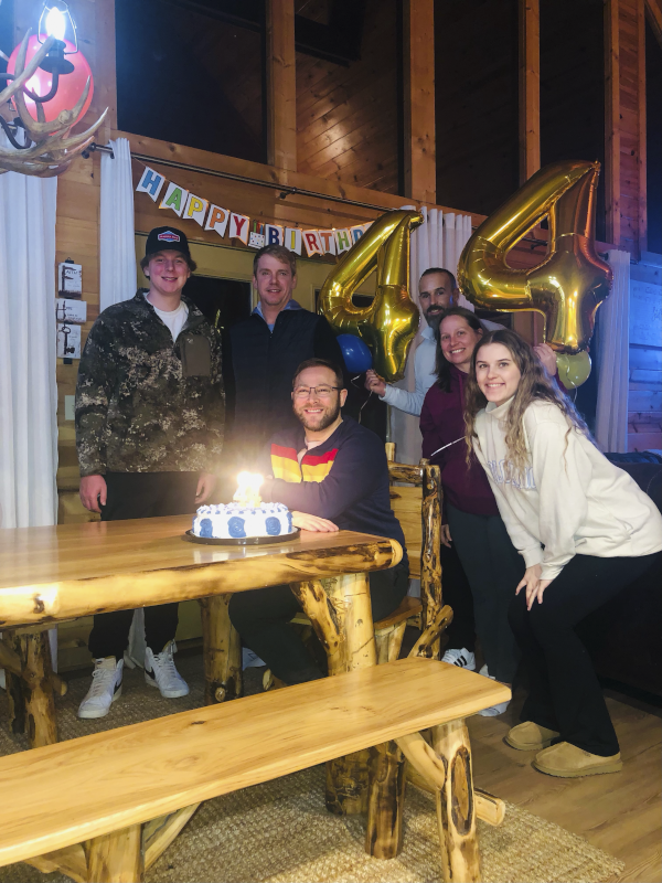 With Our Family And Friends Celebrating Josh's Birthday In Gatlinburg