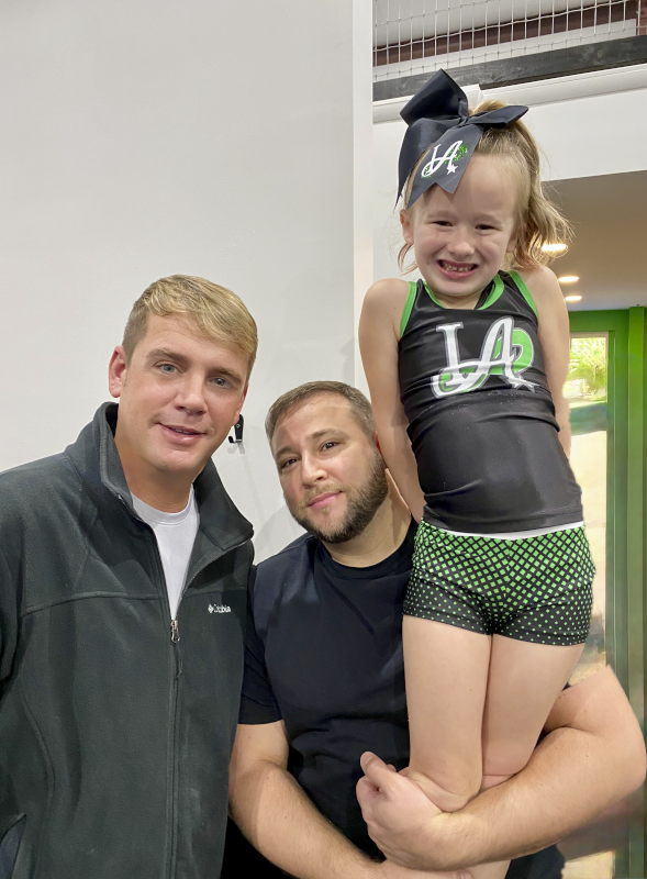 With Our Niece At Her Gymnastics Routine