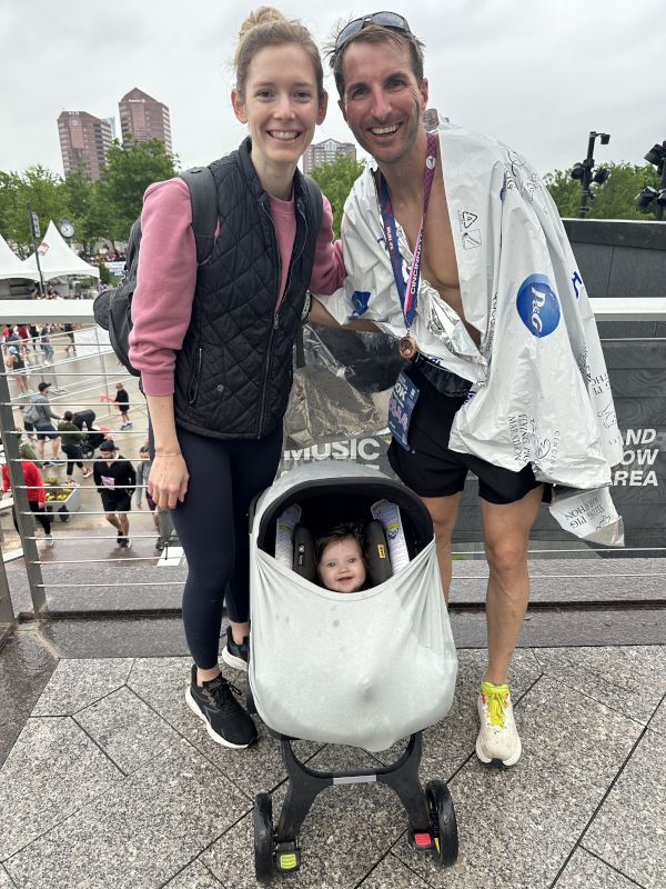 Supporting Dad at the Race