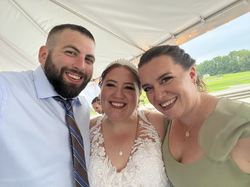 Celebrating Kerri's Cousin's Wedding
