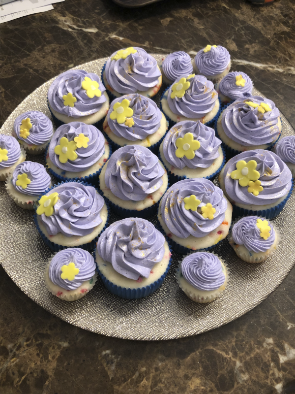 Cupcakes Kerri Baked for Our Niece's Birthday