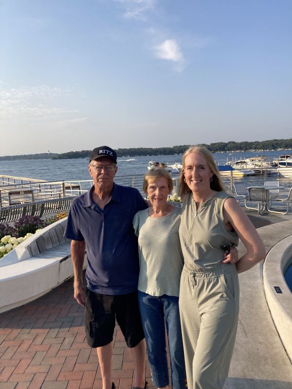 Steph with Her Parents