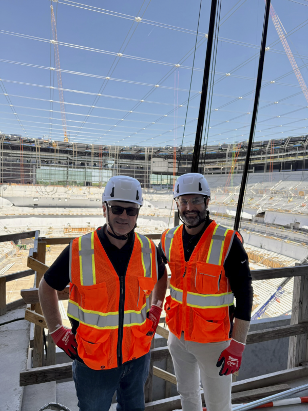 Ryan Visiting a Job site